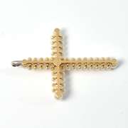 Gorgeous Pearl Cross Pendant