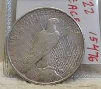 1922 Peace Dollar, circulated