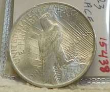 1922 Peace Dollar almost Uncirculated