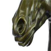 Triple Crown Winner Horse Head Bust Bronze Sculpture