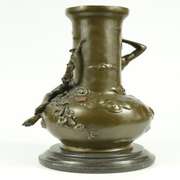 Nude Man Bronze Vase Sculpture