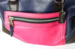 Coach Color Block Legacy Molly Satchel Purse