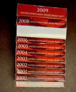 11 Silver Proof Sets 1999-2009 All State & Territory
