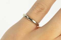 18K White Gold 2.8mm Art Deco Wreath Edge Wedding Band Ring