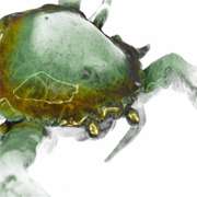 Museum Quality Blue Crab Bronze Sculpture