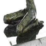 Zombie Multi Color Patina Bronze Sculpture