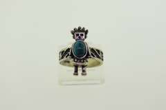 Sterling Silver Oval Shaped Aquamarine Ring