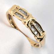 Channel Seet Baguette Diamond Ring