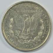 Scarcer 1878-P 8TF Morgan Silver Dollar. Upper end