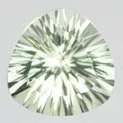 Brilliant 4.84ct platinum green Amethyst