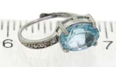 Blue Topaz and Diamond Accent Earrings