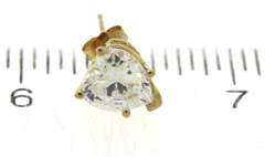 Dainty 14kt YG Set of 3 Cubic Zirconia Earrings