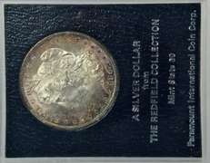 Redfield Collection 1880-S Morgan Dollar. Mint State