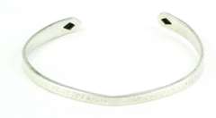 Silpada Hammered  Sterling Black Onyx Cuff