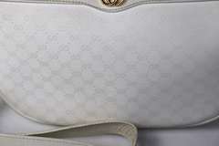Vintage Gucci Debby White Monogram Crossbody