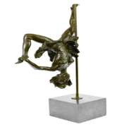 Vitaleh Nude Erotic Art Gymnast Acrobat Bronze Sculpture Statue