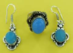 Silver and Natural Stone