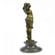 Art Nouveau Collector Collectible Semi Nude Dancer By Chiparus Bronze Sculpture