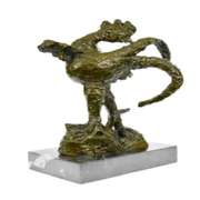Rooster Farm Bronze Figurine
