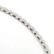 Gorgeous Diamond Bangle in 14K White Gold