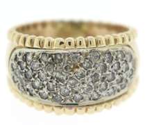 Fantastic Pave Diamond Dome Ring