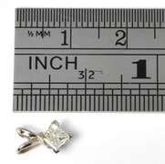 Princess Cut Diamond Pendant