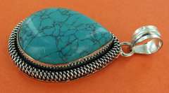 Silver and Natural Stone