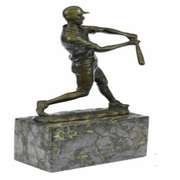 Baseball Player Bronze Sculpture