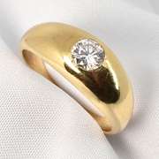 Stylish Single Diamond Ring