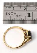 Classic Oval Garnet Solitaire Ring