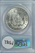 Near Gem BU 1887 Morgan Silver Dollar. PCGS  MS64