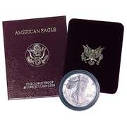 1989 Proof Silver Eagle, OGP