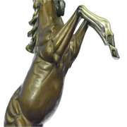 Muscular Toned Horse Bronze Sculpture