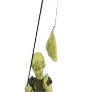 Little Girl Fishing Bronze Sculpture