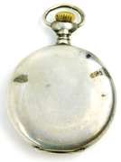 Early Sterling Elgin Pocket Watch, As Is