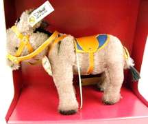 1988 Steiff Museum Collection Mohair Donkey, Mint in Box