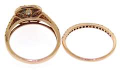 Dazzling Rose Gold 2.25ct Diamond Engagement Ring