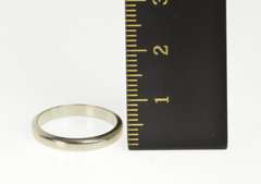 18K White Gold 2.8mm Art Deco Wreath Edge Wedding Band Ring