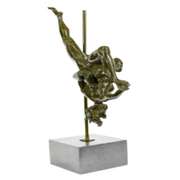 Vitaleh Nude Erotic Art Gymnast Acrobat Bronze Sculpture Statue