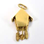 Well Detailed 18k Clock Charm