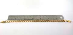 18kt yellow gold twisted curb link bracelet