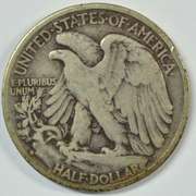 Scarce 1933-S Walking Liberty Half Dollar in XF