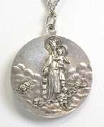 Sterling Religious Pendant & Chain