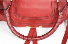 Chloe Medium Marcie Red Handbag