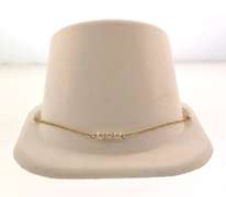Dainty 14kt Gold and Bead Bracelet
