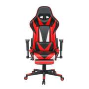 Gaming Chair Ergonomic Design with Footrest