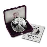 1988 Proof Silver Eagle, OGP