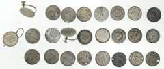 Lot (25) Seated Liberty Half Dime Love Tokens