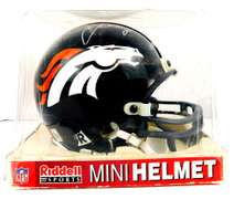John Elway Autographed Mini Helmet w/Box