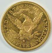 Semi-Prooflike BU 1882-S US $5 Liberty Gold Piece
